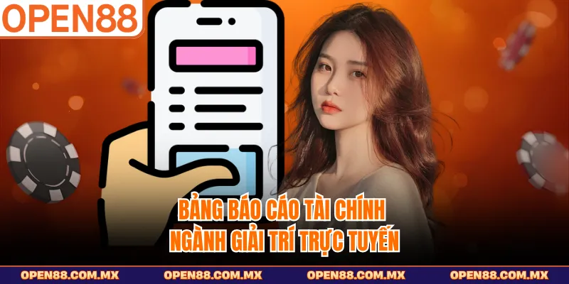 Bảng báo cáo tài chính ngành giải trí trực tuyến