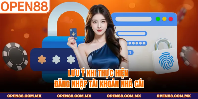 Lưu ý khi thực hiện đăng nhập tài khoản nhà cái